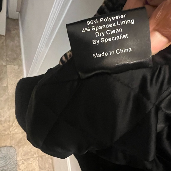 Straight to Hell Men's Zebra Print Bomber Jacket - Picture 9 of 14